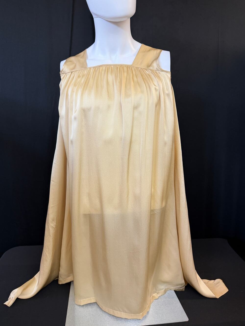 Paul Smith Womens IT 40 US 4 Champagne Cape Dress NWT Made Italy